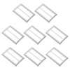 sourcing map 8Pcs 3/4" Metal Slider Buckles, Flat Tri-Glide Button