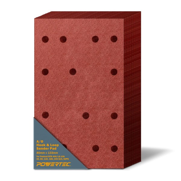 POWERTEC 4R13500, 50 Pack, 80mm x 133mm, A/O Hook and