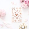 Cavore 40 JGA Tattoos in Rose Gold Metallic - Bride
