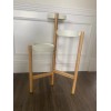 IKEA SATSUMAS Plant Stand Bamboo/white 30 ¾" 402.581.54