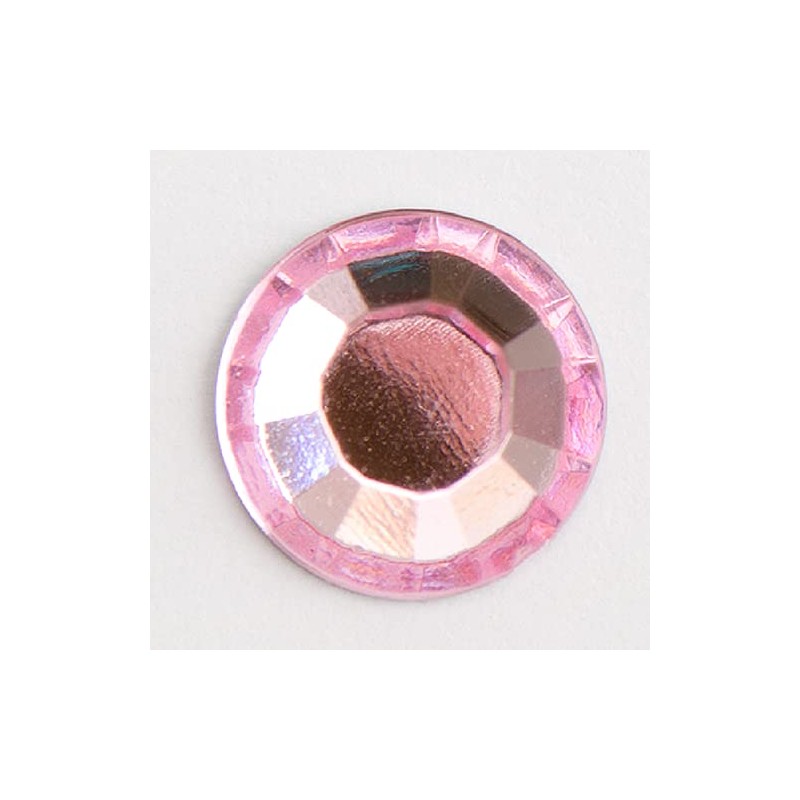 Italian Options - 2mm Pale Pink Diamante Rhinestone Gem Crystal