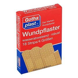 GOTHAPLAST Wundpfl.wasserf.4 Größen 18 St