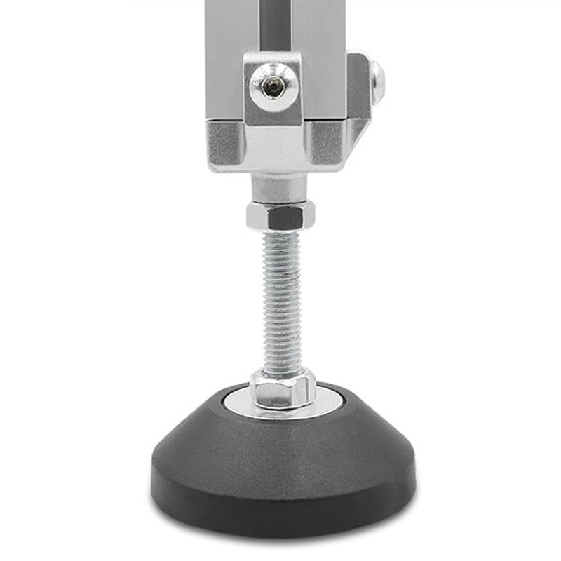 (6 Pieces) 3030 M10 Foot End Connector Floor Mount Base