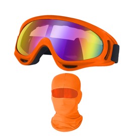 LJDJ Cycling Sports goggles Motocross Riding Hiking Protective with Balaclava Cycling Mask UV Protector Scarf, Summer Cooling Neck Gaiter for Men Women