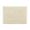 Senko Barefoot Comfortable Cotton Reverse Bath Mat, 15.7 x 21.7