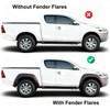 MotorbyMotor Mud Flaps Splash Guard for 2019-2023 Ford Ranger Off-Road