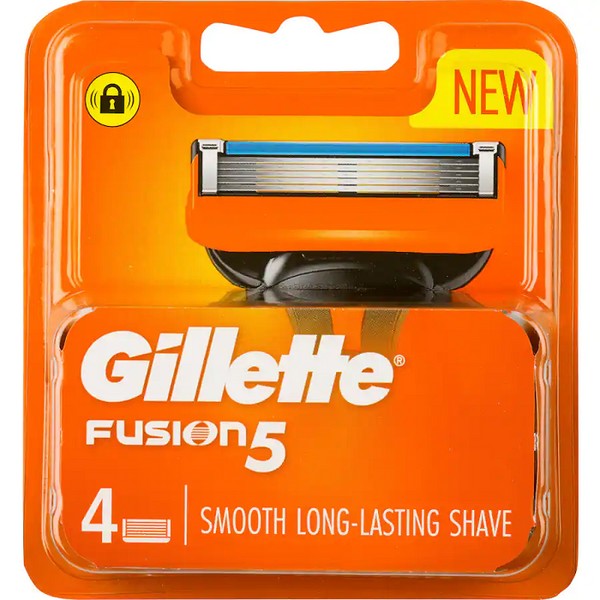 Gillette Fusion5 Blade Cartridges - 4 Pack
