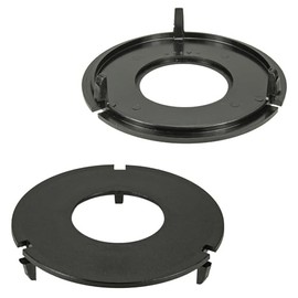 tomzz Audio 2857-020 Speaker Rings Adapter Holders Tweeter Compatible with VW T4 Golf 3 Corrado Passat Dashboard for 44 mm Tweeter