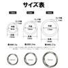GEJ-Tech Titanium Small Double Ring Round Press Lightweight Key Ring,