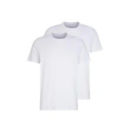 TOM TAILOR Men's Crew Neck T-Shirt in a Double Pack (Pack of 2), White