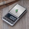 ELECTRONS Jewelry Scale,Reloading Weighing, High, Precision Digital Pocket Scale (Silver-500g/0.01g)