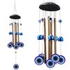 YEBON Turkish Blue Evil Eye Amulet Wind Chimes for Home