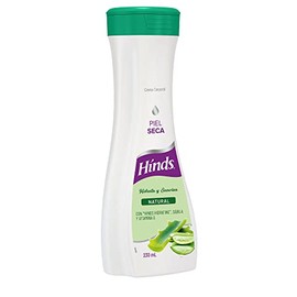 HINDS  Crema Corporal Natural, 230ml  Con Hinds Hidratine, Sbila y Vitamina A  Ideal para piel seca.                                                  