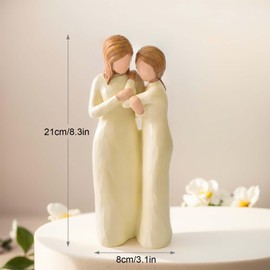 Faumsut Schwester Geschenke für Frauen, beste Freundin Schwestern Geburtstagsgeschenk, einzigartige Harz Schwester Figuren Geschenke für Schwestern von Schwester, Mutter und Tochter, Schwestern oder