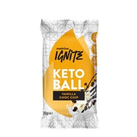 Melrose Ignite Keto Ball Vanilla Choc Chip 35g 4Pk