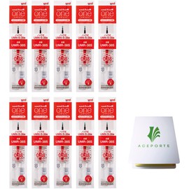 uni-ball one (F) 0.38mm Red Ink 10 Refills (UMR38S.15), Can be Clearly Written Gel Ink with Sticky Notes