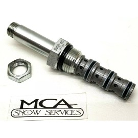AFTERMARKET WESTERN FISHER SNOW PLOW CARTRIDGE VALVE W/NUT 49229 7637 #40 AFTERMARKET