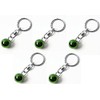 Airself 鈴 すず 鈴ホルダー キーホルダー カラー鈴 (緑 5個セット)