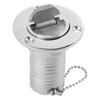 Marine Fuel Deck Fill Filler W/ Keyless Lid 316 Stainless