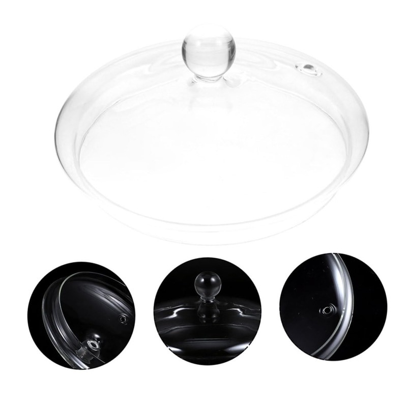 Mikinona High Borosilicate Glass Soup Pot Lid Cooking Lid Excellent