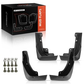 A-Premium Set of 4PCS Mud Flaps Splash Guards Mudguards Mudflaps W/Hardware Accessory Compatible with Honda CR-V CRV, 2023-2025, [EX-L EX Sport Utility], Front and Rear (Driver & Passenger Side)