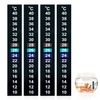 Luckious 4 Pcs Fish Tank Thermometer - 10~40℃ Digital Aquarium