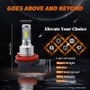 AUIMSOCO LED Headlight Bulbs White 6500K For Chevy Silverado 1500
