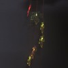 Solar Wind Chimes Maple Leaf LED Mobile Wind Chimes Lights