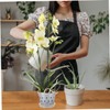 CIYODO 6sets Transparent Orchid Pots Breathable Net Pots Drainage and