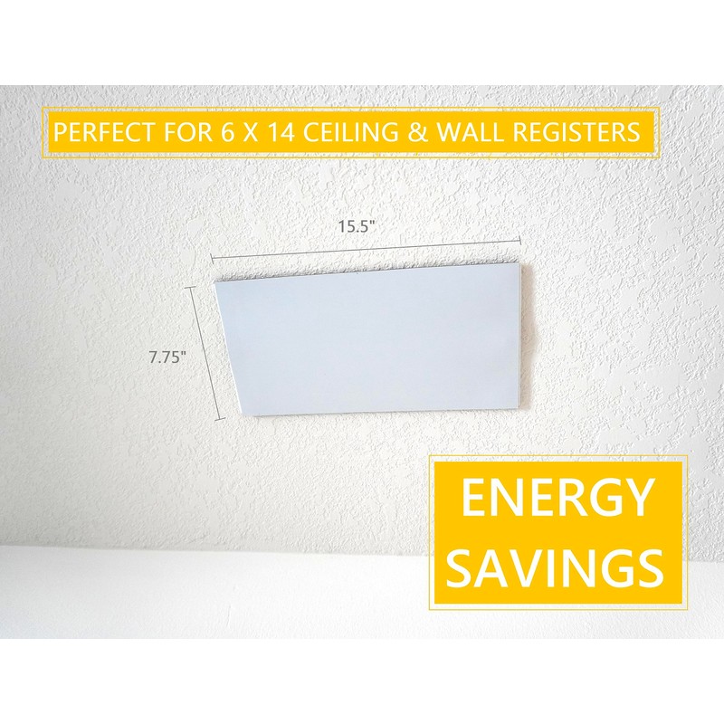 MODERN WAVE - Extra Thick Magnetic Air Vent Covers for