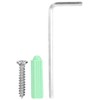 Wall Mounted Home Bathroom Stainless Steel Round Manual Hand Liquid