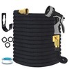 Garden Hose 75 ft, Non-Expandable Flexible Water Hose with 10