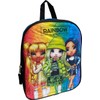 Fast Forward Rainbow High 11" Mini Backpack (Black-Blue)