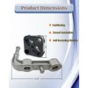 OWNDR 68275662AB Rear Left Exhaust Muffler Bracket Rubber Hanger Support