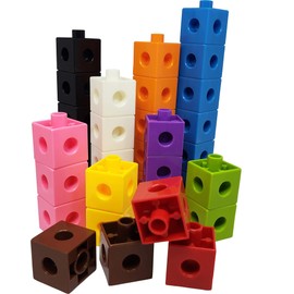 Teacher Created Resources-100 Colorful Counting Cubes-Math Manipulatives, Counting, Sorting, Measuring, for Home and School Learning (TCR20652)