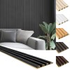 Art3d Slat Wall Panel8-Pack 96x6in Covering 32sq.ftWPC Acoustic Diffuser Panel