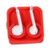jojofuny Mini Earphone Cord Manager Lightweight Cable Wrap Red for