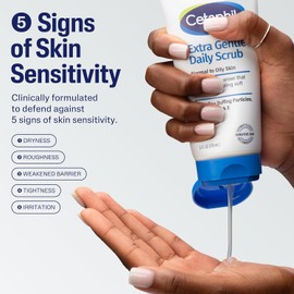 Extra Gentle Daily Scrub (Pack of 2) - Gently Exfoliates & Cleanses Without Over-drying - For All Skin Types - Non-Irritating & Hypoallergenic - Suitable For Sensitive Skin 6 oz
