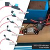 Waterproof in-line ATO/ATC LED Fuse Holder,12 AWG for Automotive, Marine（5
