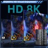 HDMI KVM Switch 4 Computers 8K@60Hz 4K@144Hz, Simulation EDID, Camgeet