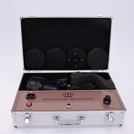 V ddhoger Storaged in Box Mltifunctional Vibration Body Massager Machine Full Body Massager with 5 Massager Heads,Easy Move and Carry