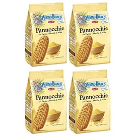 Pannocchie Mulino Bianco Italian Cookies12.3 oz (350g) From Italy Pack of 4