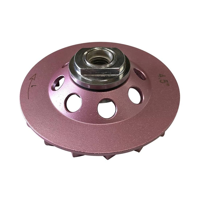 4.5" Aggressive Anti-Vibration Grinding Diamond Cup Wheels for Concrete and