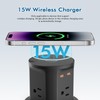 BTU Pop Up Outlet for Kitchen Countertop with 15W Wireless