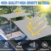 Waterproof Awning, Rectangle, Premium Polyester, Many Lengths and Widths Available,