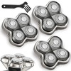 3Pack Pro 4 Replacement Blades Compatible with Skull & Pitbulls