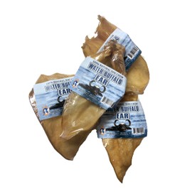 QT Dog Water Buffalo Hearz (10 Pc) - All Natural Single Ingredient Dog Chews, Protein-Packed, Gluten & Grain -Free Dental Chews, Ideal for All Breeds