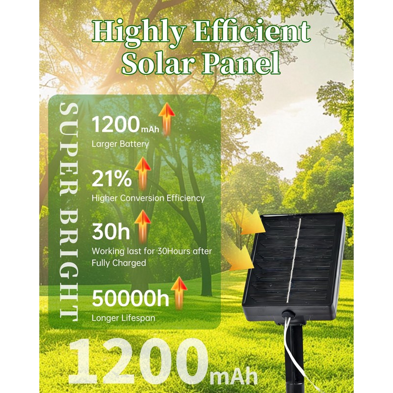 Solar Rope Lights Outdoor, 2 Packs Total 144FT 400LED Solar