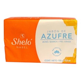 Jabon De Azufre Shelo Nabel® 100grs. 2 Piezas