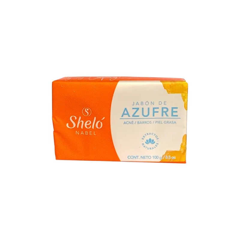 Jabon De Azufre Shelo Nabel® 100grs. 2 Piezas